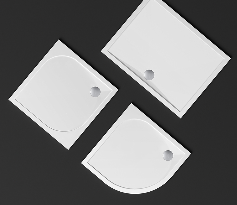 Dark Gray Shower Base