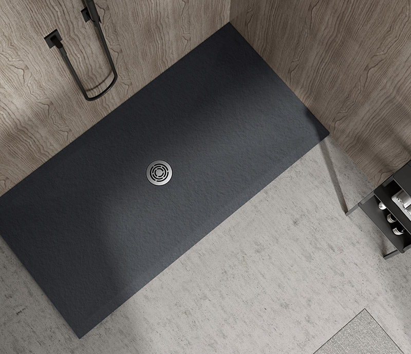 Dark Gray Shower Base